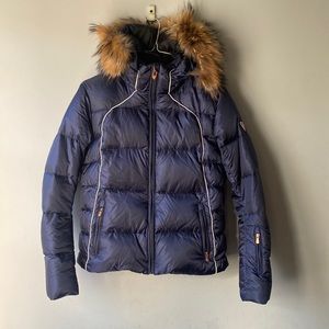Rossingol Hooded Women’s Blue Ski Jacket